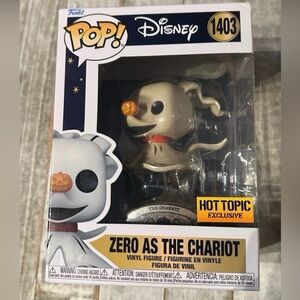 Disney Pop Zero as The Chariot Vinyl Figure - Cream and Orange